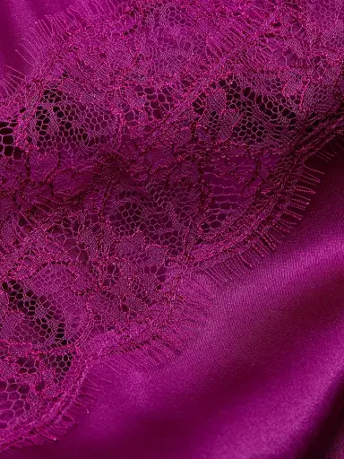 Kiki de Montparnasse Women's Silk Lace-Paneled Teddy | Thumbnail 6