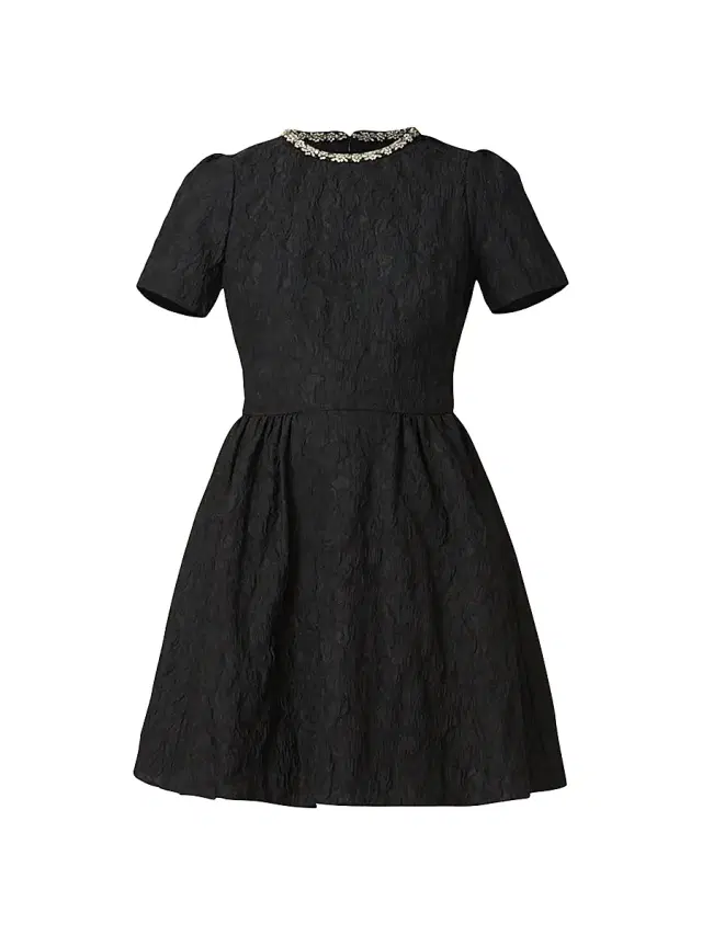 Shoshanna Women's Andie Textured Embellished Cocktail Dress - Jet Green Silver