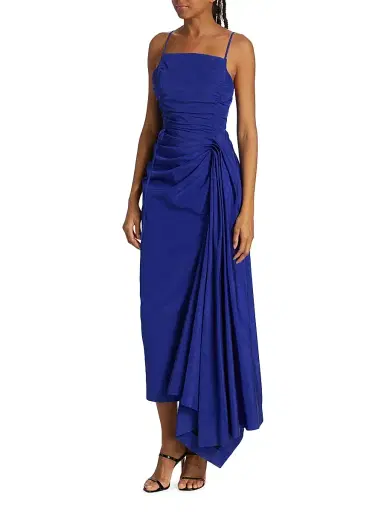 Jason Wu Collection Women's Draped Ruched Midi-Dress | Thumbnail 4