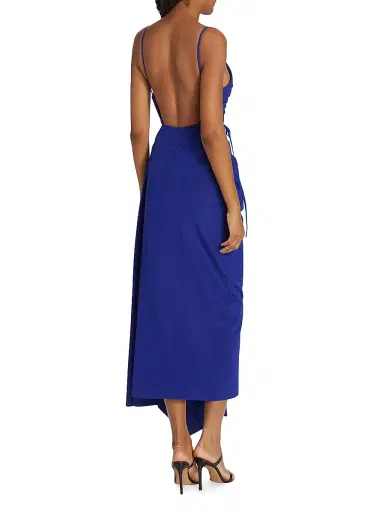 Jason Wu Collection Women's Draped Ruched Midi-Dress | Thumbnail 5