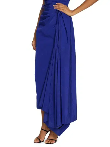 Jason Wu Collection Women's Draped Ruched Midi-Dress | Thumbnail 6