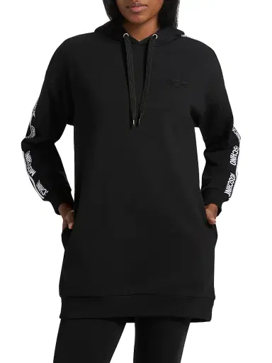 MOSCHINO Women's Intimo Donna Logo Hoodie - Black - Size Small | Thumbnail 3