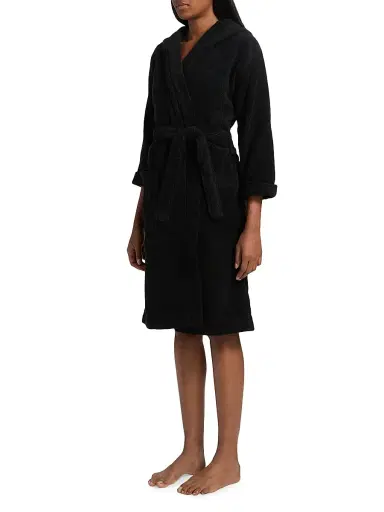 MOSCHINO Women's Intimo Donna Hooded Bathrobe | Thumbnail 4 MOSCHINO Women's Intimo Donna Hooded Bathrobe | Thumbnail 4
