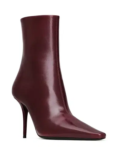Saint Laurent Women's Ashley Booties in Smooth Leather | Thumbnail 2 Saint Laurent Women's Ashley Booties in Smooth Leather | Thumbnail 2