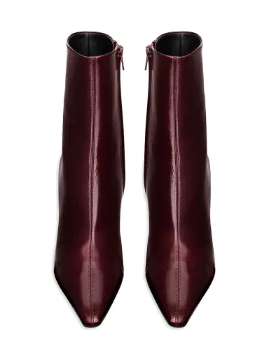 Saint Laurent Women's Ashley Booties in Smooth Leather | Thumbnail 4 Saint Laurent Women's Ashley Booties in Smooth Leather | Thumbnail 4