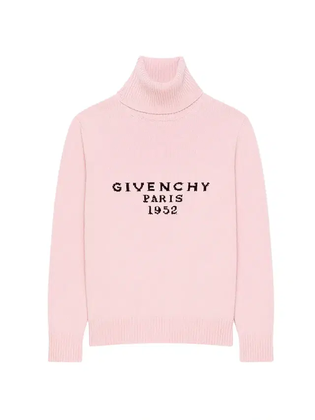 Women's Turtleneck Sweater in Wool and Cashmere - Light Pink