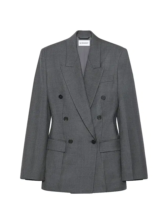 Women's Jacket in wool - Grey Mix