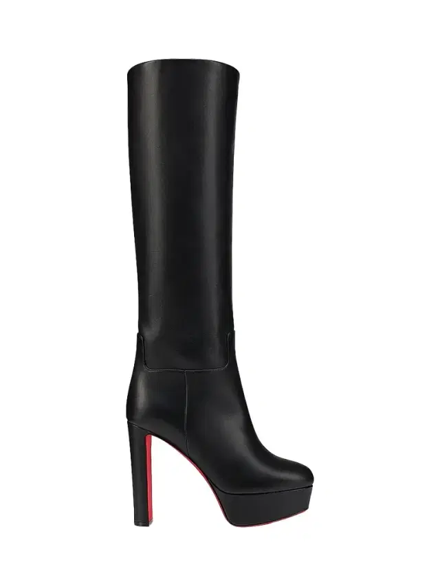 Christian Louboutin Women's Loo Botta Alta 130MM Leather Boots - Black