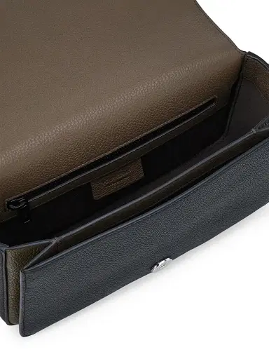 Ferragamo Men's Leather Lock Shoulder Bag | Thumbnail 6 Ferragamo Men's Leather Lock Shoulder Bag | Thumbnail 6