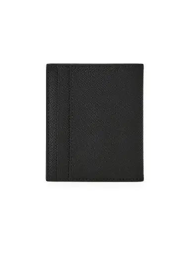FERRAGAMO Men's Micro Gancio Bi-Fold Wallet - Nero | Thumbnail 4 FERRAGAMO Men's Micro Gancio Bi-Fold Wallet - Nero | Thumbnail 4