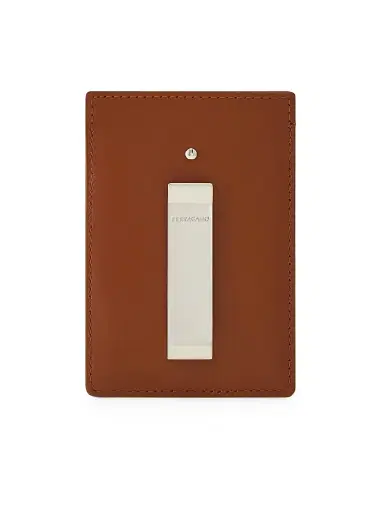 Ferragamo Men's Florence Leather Card Case & Money Clip | Thumbnail 3 Ferragamo Men's Florence Leather Card Case & Money Clip | Thumbnail 3