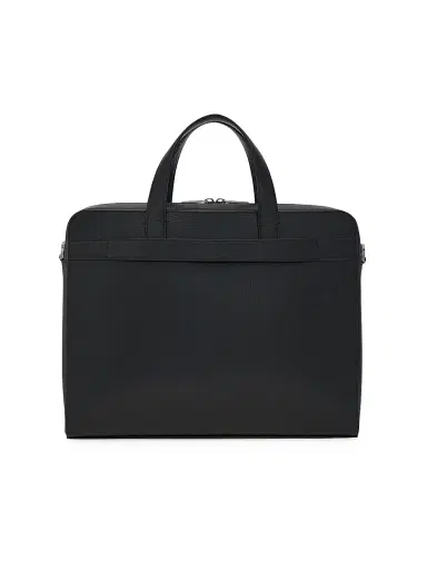 FERRAGAMO Men's Trading Hammered Leather Briefcase - Nero | Thumbnail 6 FERRAGAMO Men's Trading Hammered Leather Briefcase - Nero | Thumbnail 6