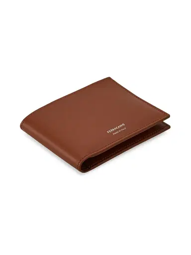 FERRAGAMO Men's Florence Leather Bifold Wallet - New Cognac | Thumbnail 3 FERRAGAMO Men's Florence Leather Bifold Wallet - New Cognac | Thumbnail 3