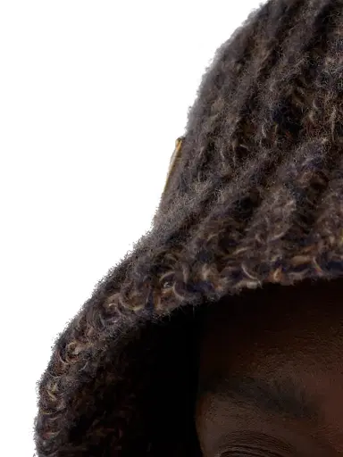 Prada Women's Mélange Knit Bucket Hat - Brown | Thumbnail 7