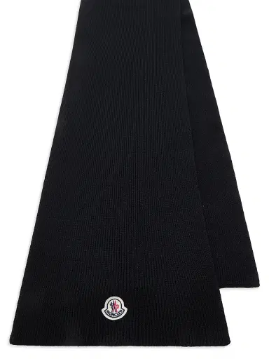 Moncler Men's Scarf in Wool | Thumbnail 2 Moncler Men's Scarf in Wool | Thumbnail 2