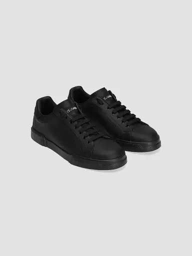 Dolce & Gabbana Men's Portofino Light Low-Top Sneakers - Nero Nero - Size 14 | Thumbnail 2