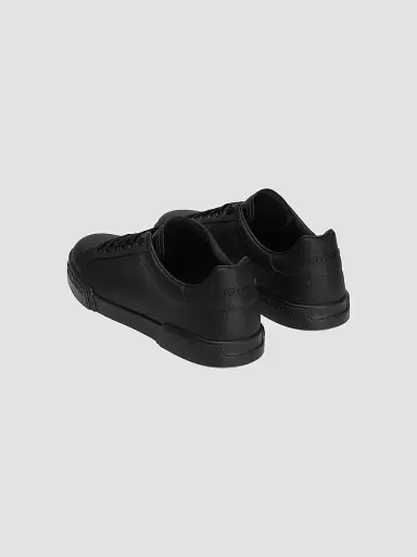 Dolce & Gabbana Men's Portofino Light Low-Top Sneakers - Nero Nero - Size 14 | Thumbnail 3