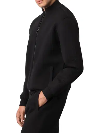 Stefano Ricci Men's Luxurious Full Zip Sweater - Black - Size 50 | Thumbnail 4 Stefano Ricci Men's Luxurious Full Zip Sweater - Black - Size 50 | Thumbnail 4