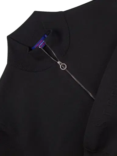 Stefano Ricci Men's Luxurious Full Zip Sweater - Black - Size 50 | Thumbnail 7 Stefano Ricci Men's Luxurious Full Zip Sweater - Black - Size 50 | Thumbnail 7