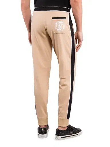 Stefano Ricci Men's Cotton Jogging Trousers - Beige - Size 40 | Thumbnail 3 Stefano Ricci Men's Cotton Jogging Trousers - Beige - Size 40 | Thumbnail 3