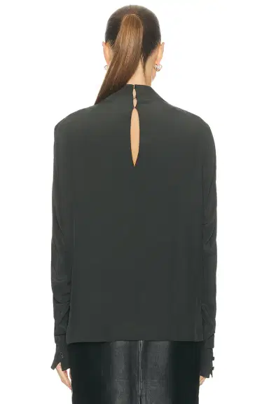 EAVES Saeunn Drape Neck Blouse | Thumbnail 3