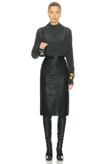 EAVES Saeunn Drape Neck Blouse | Thumbnail 4