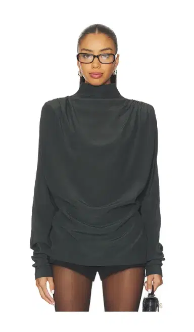 EAVES Saeunn Drape Neck Blouse | Thumbnail 7