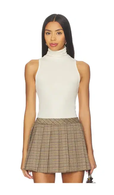 ENZA COSTA Cashmere Halter Turtleneck Top | Thumbnail 1 ENZA COSTA Cashmere Halter Turtleneck Top | Thumbnail 1