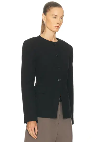 EAVES Keki Collarless Blazer | Thumbnail 4