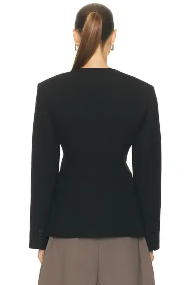 EAVES Keki Collarless Blazer | Thumbnail 5