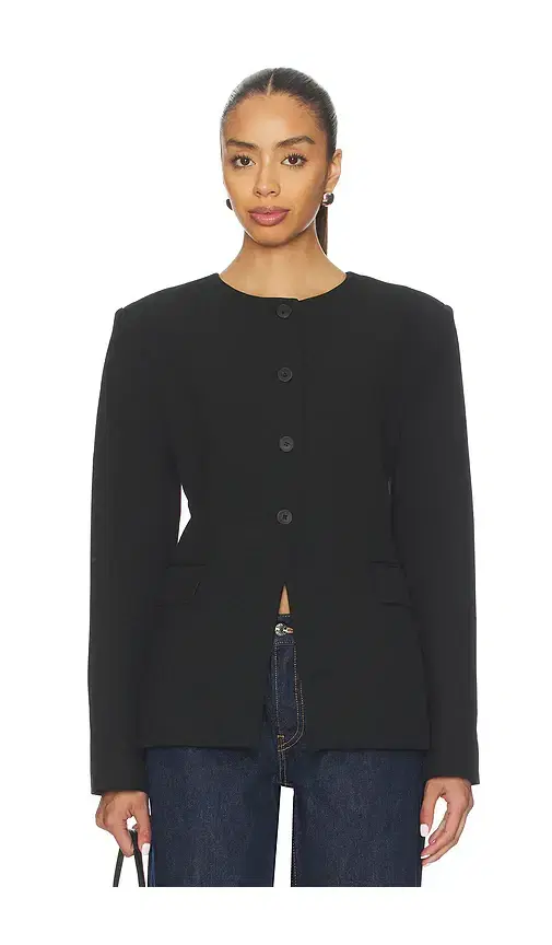 EAVES Keki Collarless Blazer
