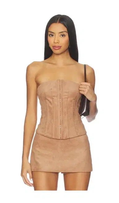 Tularosa Jolie Faux Suede Top | Thumbnail 1 Tularosa Jolie Faux Suede Top | Thumbnail 1