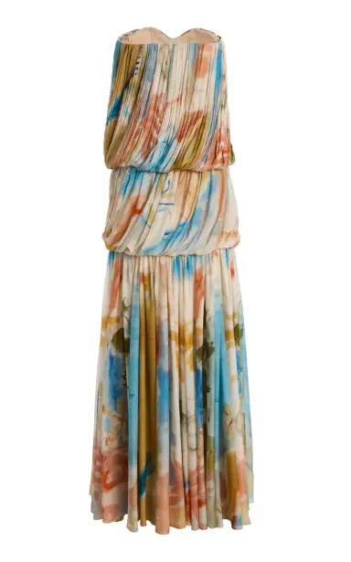 Ulla Johnson Reverie Strapless Silk Gown | Thumbnail 3