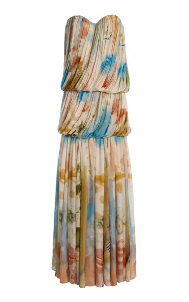 Ulla Johnson Reverie Strapless Silk Gown | Thumbnail 1