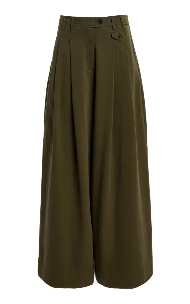 Motherwell Mid-Rise Cotton Wide-Leg Pants Motherwell Mid-Rise Cotton Wide-Leg Pants