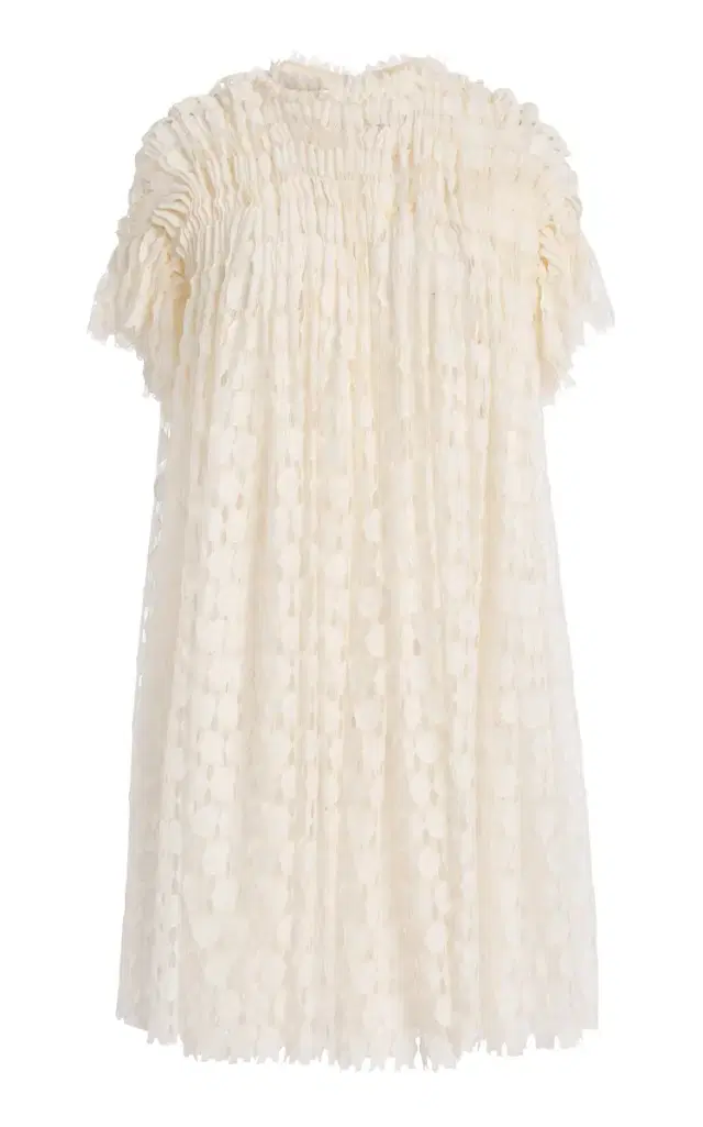 Layla Lace Cotton-Blend Mini Dress