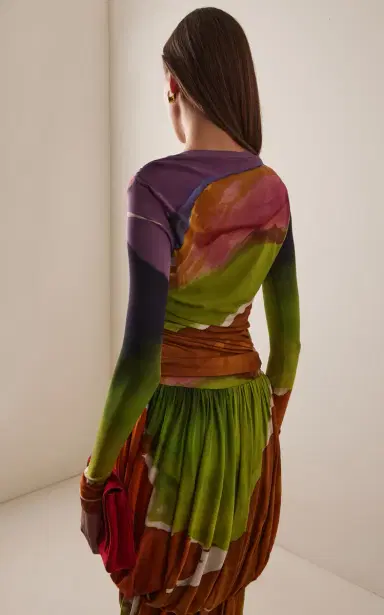 Ulla Johnson Paradis Ruched Jersey Top | Thumbnail 4 Ulla Johnson Paradis Ruched Jersey Top | Thumbnail 4