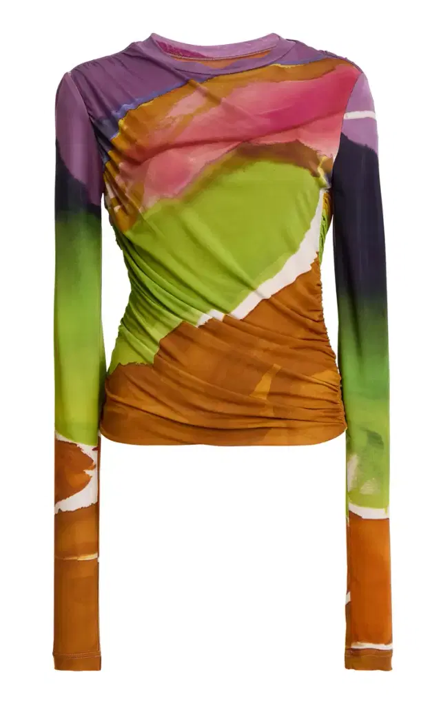 Ulla Johnson Paradis Ruched Jersey Top