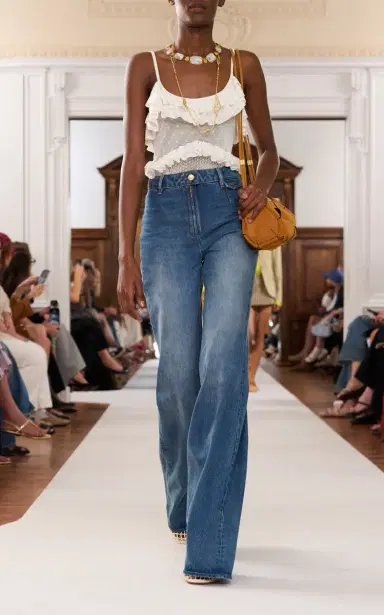 Ulla Johnson Zephyr High-Rise Denim Flared Jeans | Thumbnail 2