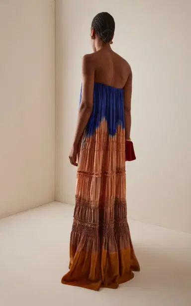 Ulla Johnson Veil Strapless Silk Gown | Thumbnail 4 Ulla Johnson Veil Strapless Silk Gown | Thumbnail 4