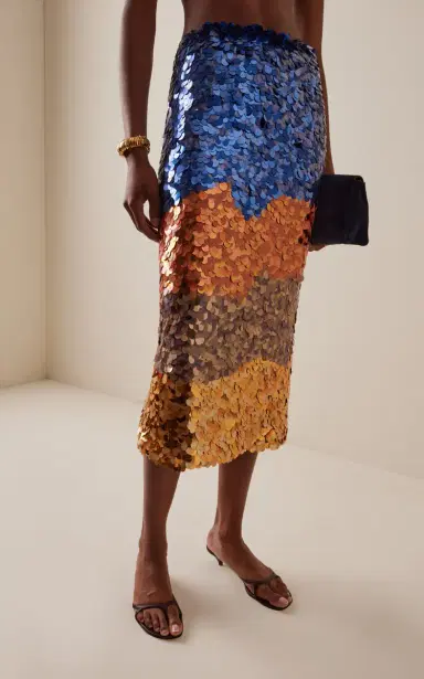 Ulla Johnson Matilde Sequined Midi Skirt | Thumbnail 3 Ulla Johnson Matilde Sequined Midi Skirt | Thumbnail 3