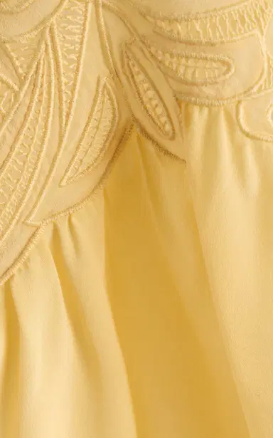 Ulla Johnson Rosie Lace-Appliquéd Silk Top | Thumbnail 3