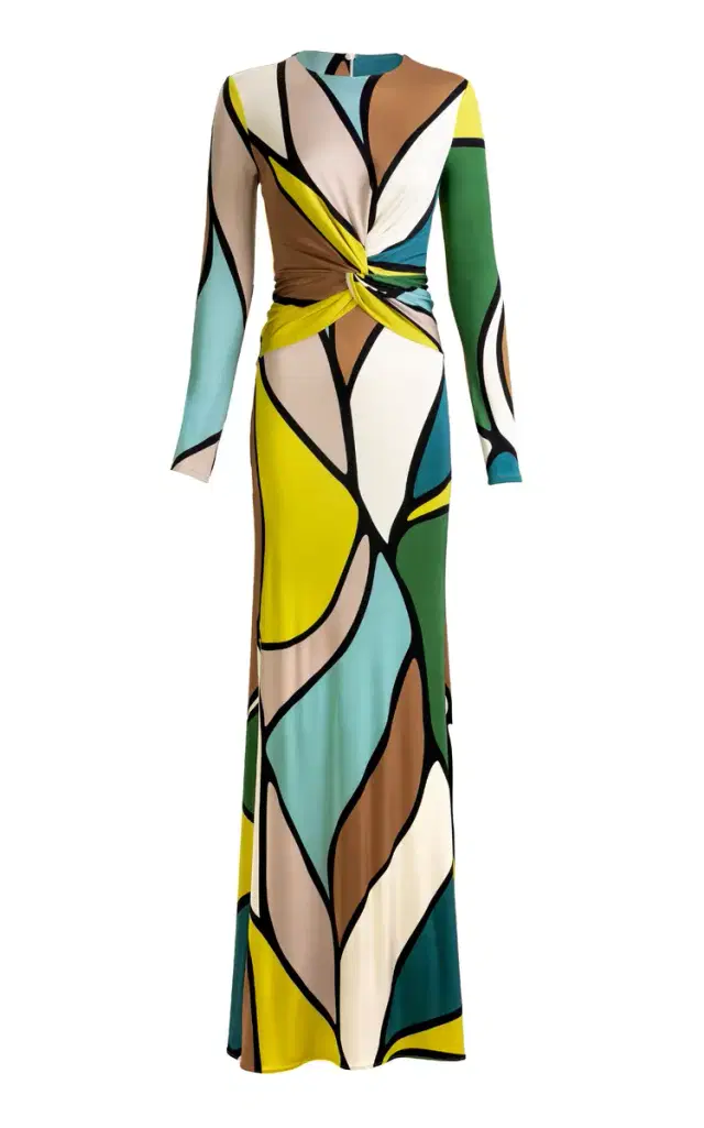 Lucian Twisted Jersey Maxi Dress