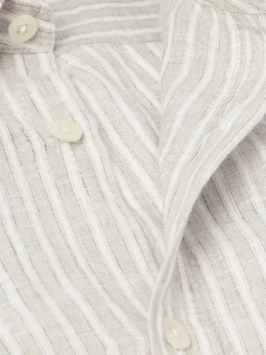 Frescobol Carioca Telles Striped Linen Shirt - Men | Thumbnail 5