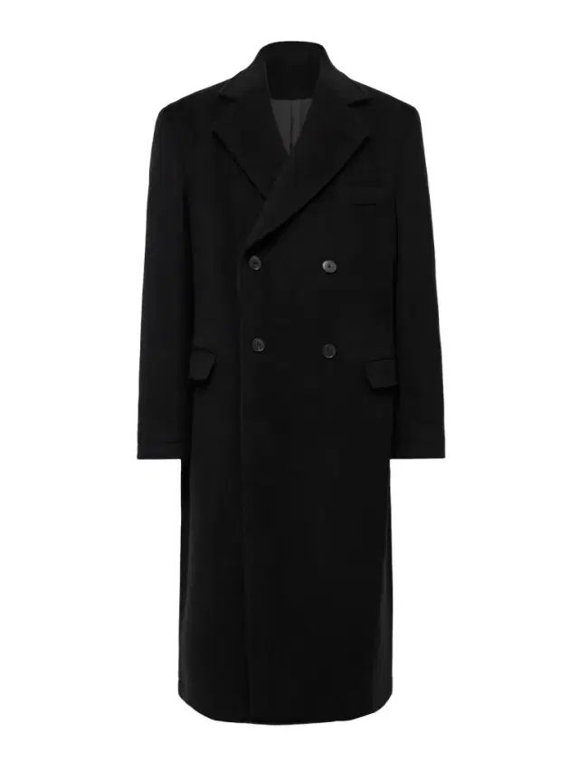 Conference Double-Breasted Recycled-Wool Coat - Men