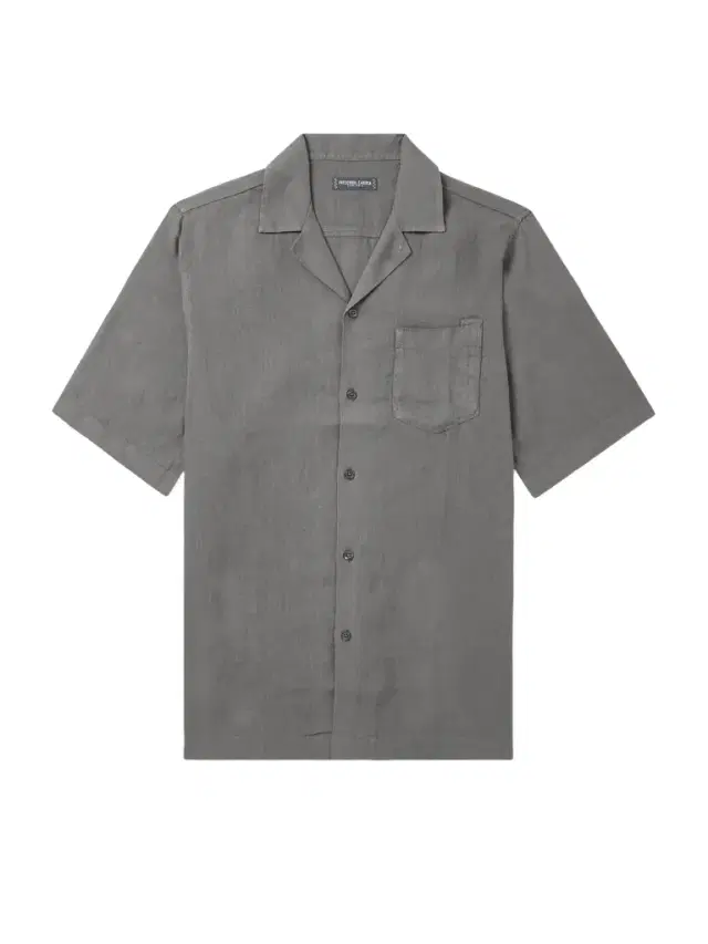 Angelo Camp-Collar Linen Shirt - Men