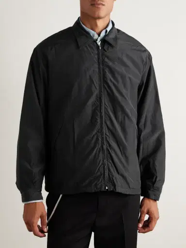A.PRESSE Silk and Cotton-Blend Taffeta Jacket - Men | Thumbnail 3 A.PRESSE Silk and Cotton-Blend Taffeta Jacket - Men | Thumbnail 3