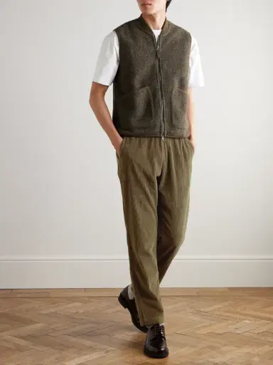 Hartford Joggy Straight-Leg Cotton-Corduroy Drawstring Trousers - Men | Thumbnail 2 Hartford Joggy Straight-Leg Cotton-Corduroy Drawstring Trousers - Men | Thumbnail 2