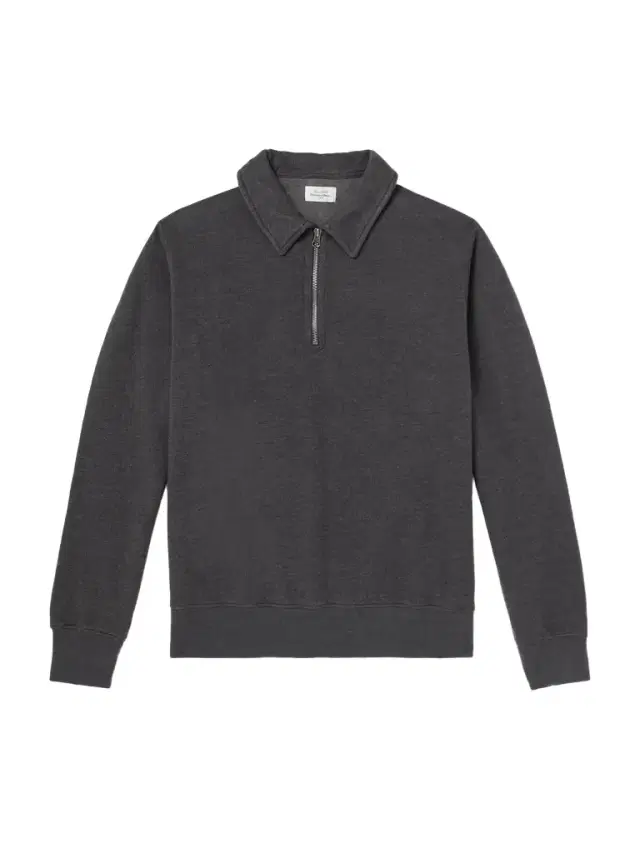 Hartford Cotton-Blend Jersey Half-Zip Sweatshirt - Men