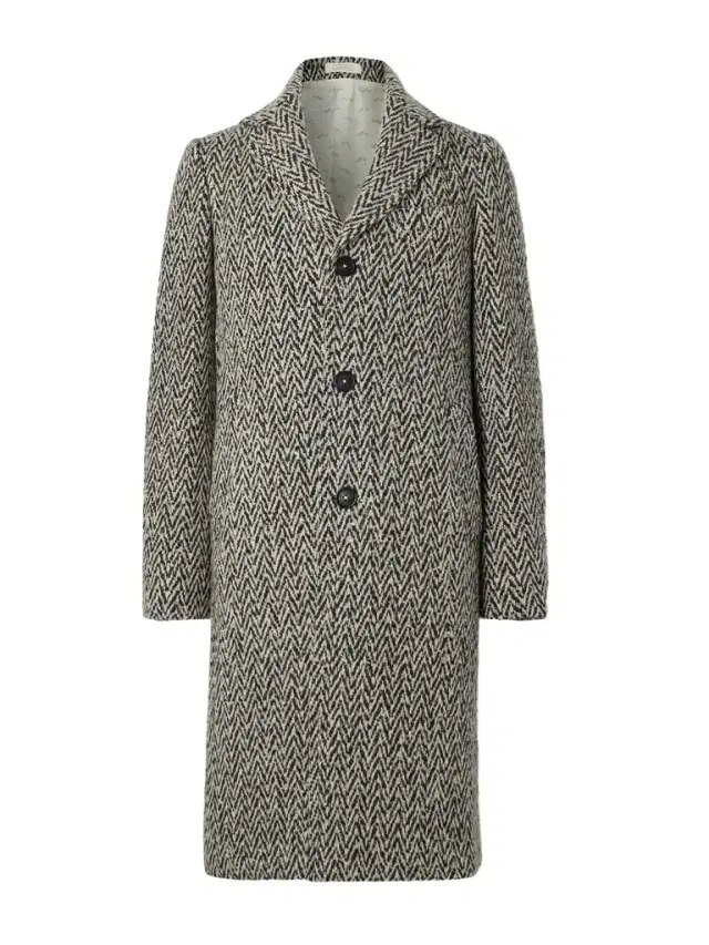 Massimo Alba Mercury Herringbone Wool-Blend Coat - Men